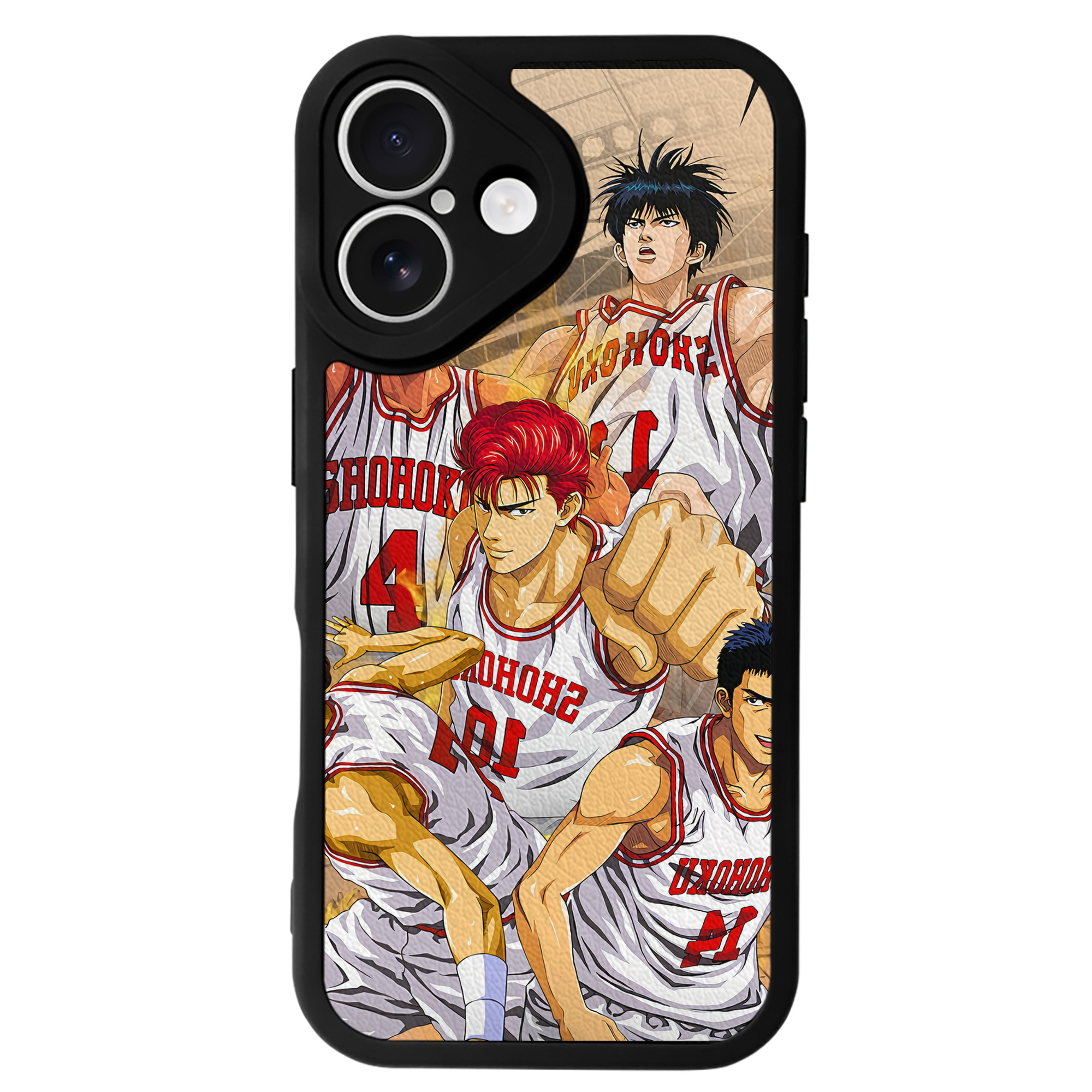 （画像用） SLAM DUNK／スラムダンク 【iPhone 16シリーズ対応】シリコンスマホケース（レザー調） 材質：シリコン
